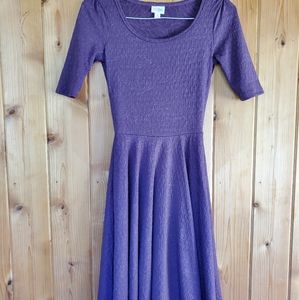 Purple nicole dress